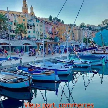 Menton, Centre Historique, Vue *