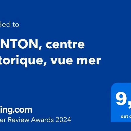 Appartement Menton, Centre Historique, Vue