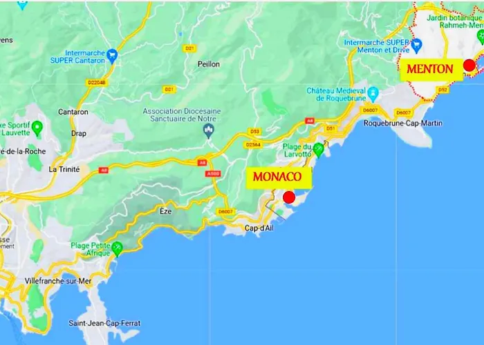 Menton, Centre Historique, Vue Apartamento *